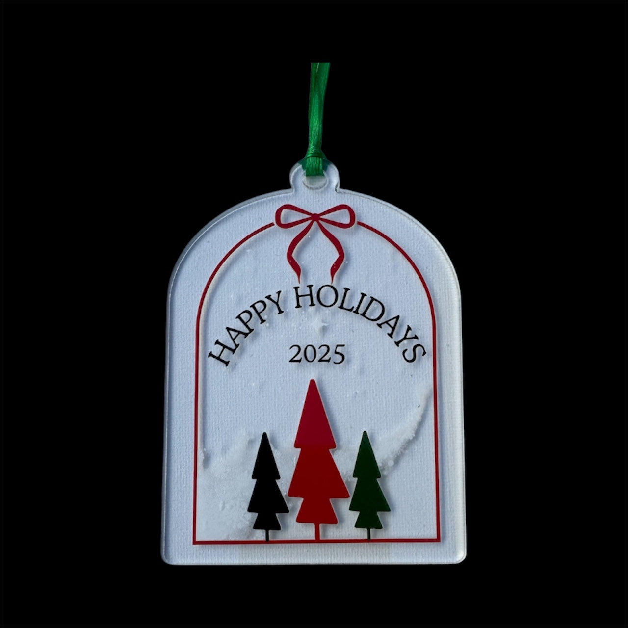 Happy Holidays 2025 Ornament