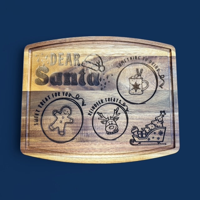"Dear Santa” Cookie Board – Large