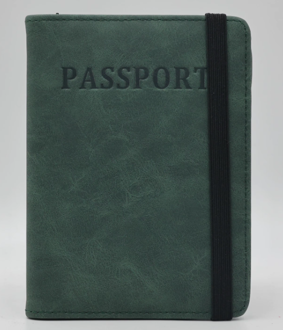 RFID Leatherette Passport Holder