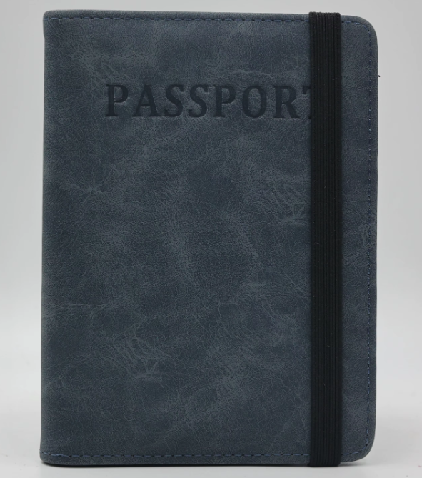 RFID Leatherette Passport Holder