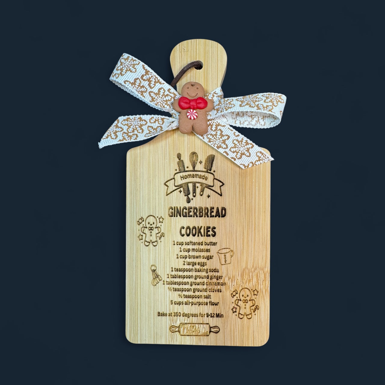 Gingerbread Cookies Mini Charcuterie Board