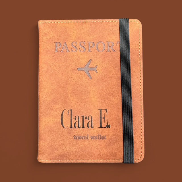 RFID Leatherette Passport Holder