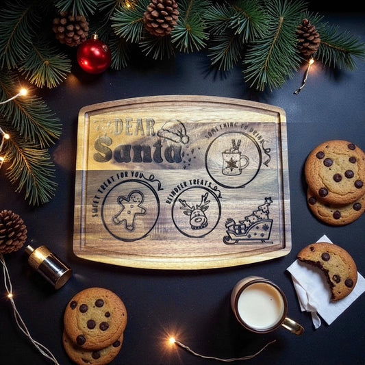 "Dear Santa” Cookie Board – Large